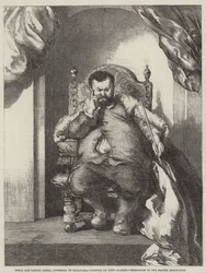 Senor Don Sancho Panza, Gouverneur von Barataria, Ausstellung der British Institution